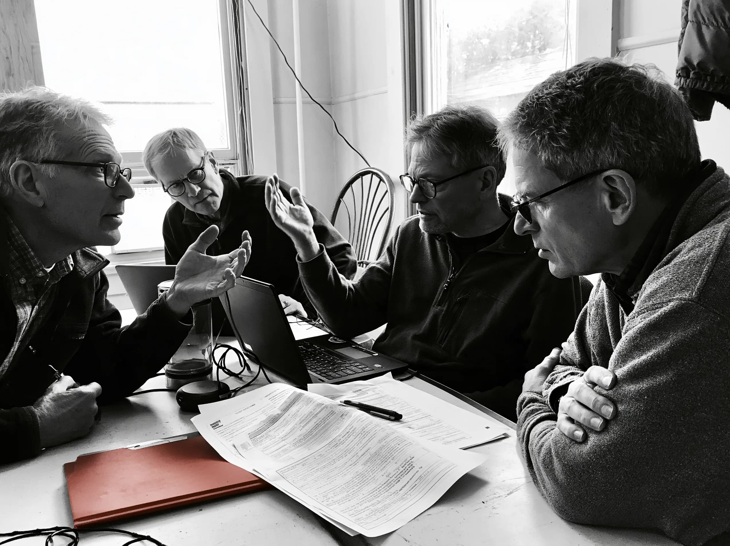 REGAL 3 advisors in a working session at the Madison office